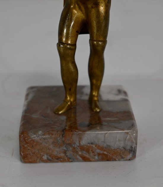 Bronze with golden patina of Napoleon - Early XXth century