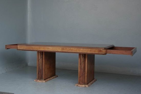 Table 1950 Piètement En Marbre Brêche