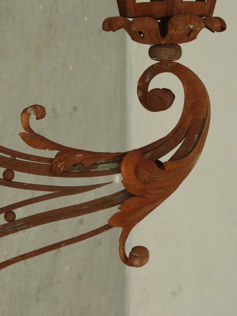 Regency Style Wrought Iron Lantern