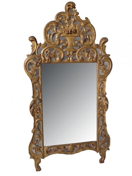 Miroir De Beaucaire, Provenzale Legno dorato XIX secolo