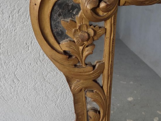 Miroir De Beaucaire, Provenzale Legno dorato XIX secolo