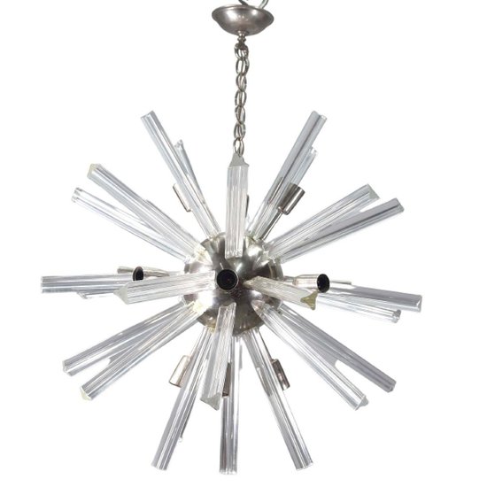 Sputnik Chandelier Italian Design Glass rod