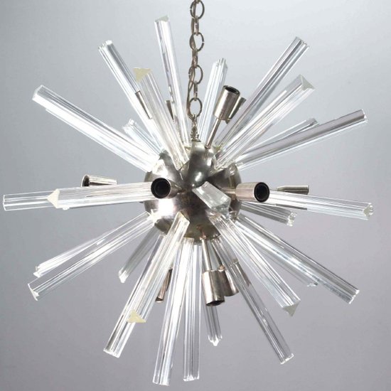 Sputnik Chandelier Italian Design Glass rod