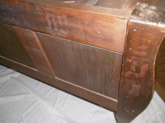 Inlaid Chest of 2 Drawers Louis XV Style