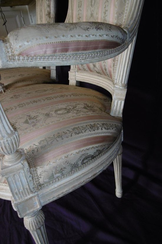 Paire De Fauteuils époque Louis XVI