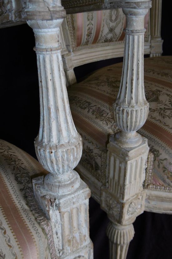 Paire De Fauteuils époque Louis XVI