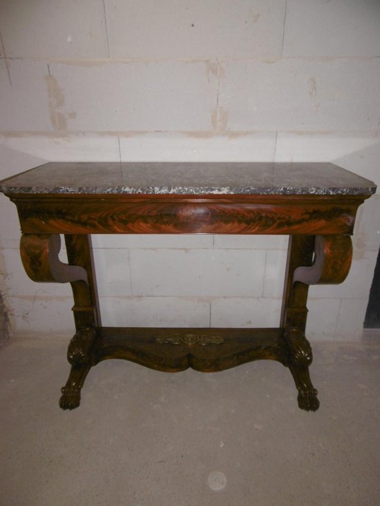 Mahogany Console