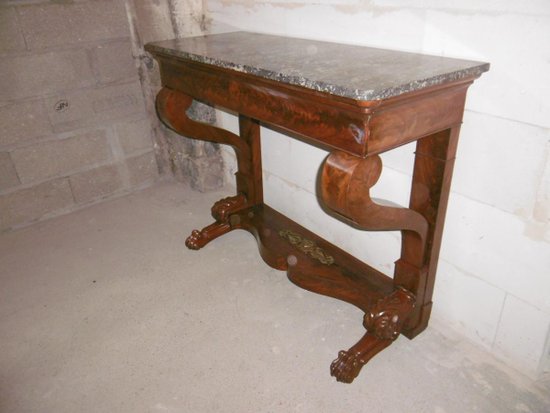 Mahogany Console