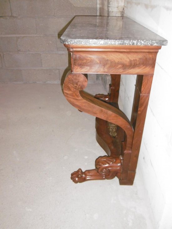 Mahogany Console