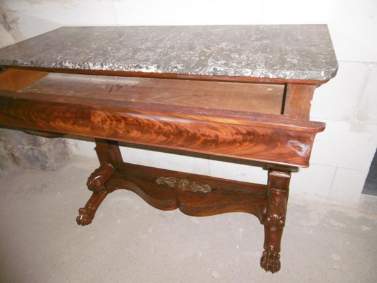 Mahogany Console