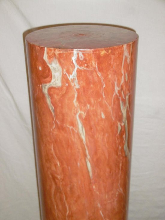 Pair Of Painted Columns