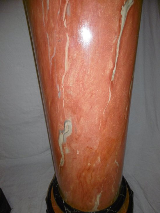 Pair Of Painted Columns