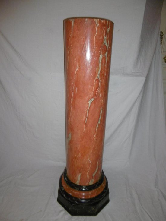 Pair Of Painted Columns