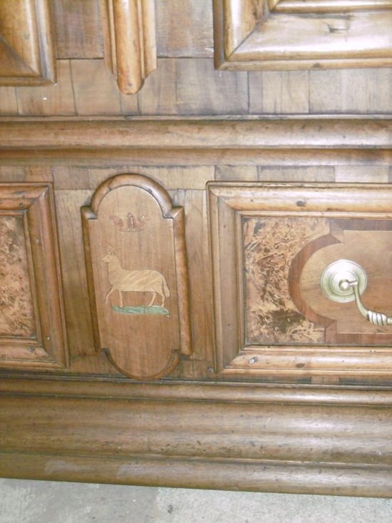 Important 18th Century Castle Cabinet