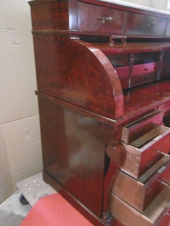 Cylinder desk Restoration period-Charles X