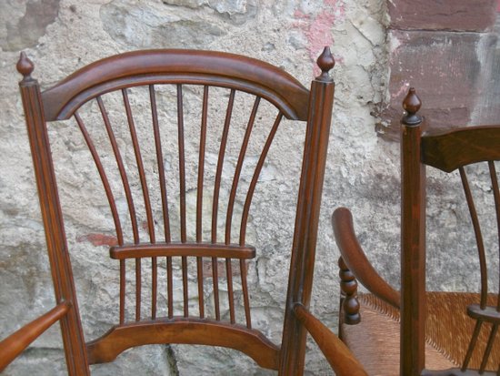 Pair Of Country Armchairs