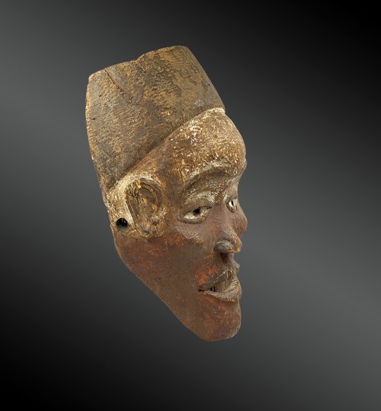 MASQUE ANTHROPOMOPRHE Culture Mangbetu, République démocratique du Congo Première moitié du XXème siècle 