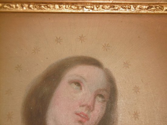 Painting Virgin In Prayer