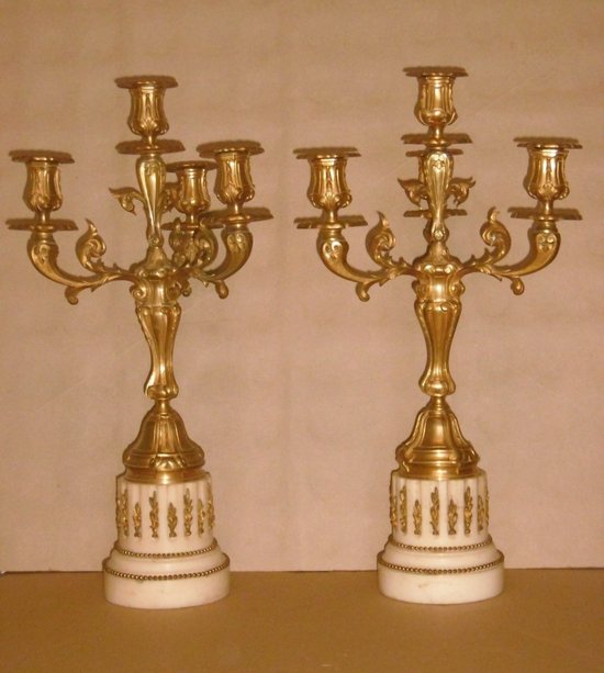 Pair Of Candelabras Louis XVI