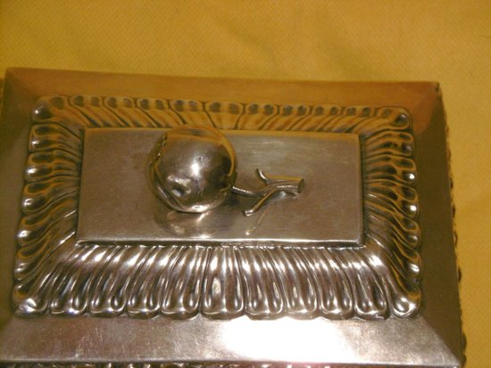 Solid silver box