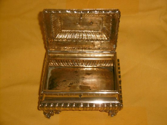 Solid silver box