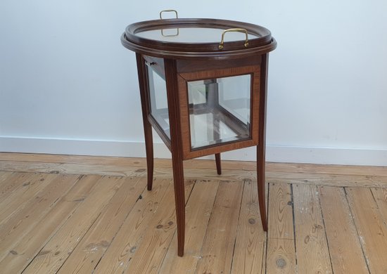 Table a thé anglaise à caisson circa 1920