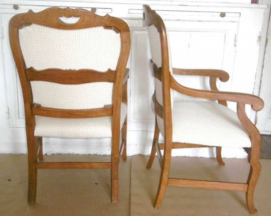 Pair of 19th century armchairs