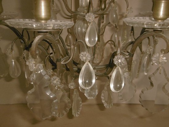 Lustre  Louis XV en cristal