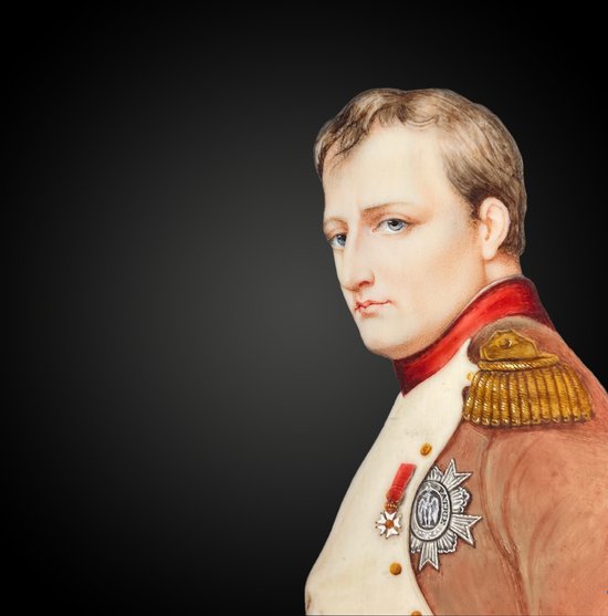 DUMONT François (1751-1831) Napoleon Bonaparte Miniature on ivory