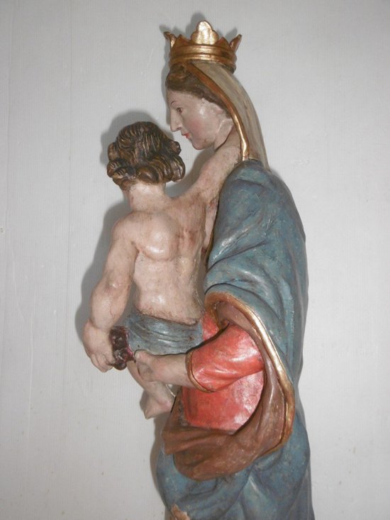 Vierge à l'enfant à la couronne