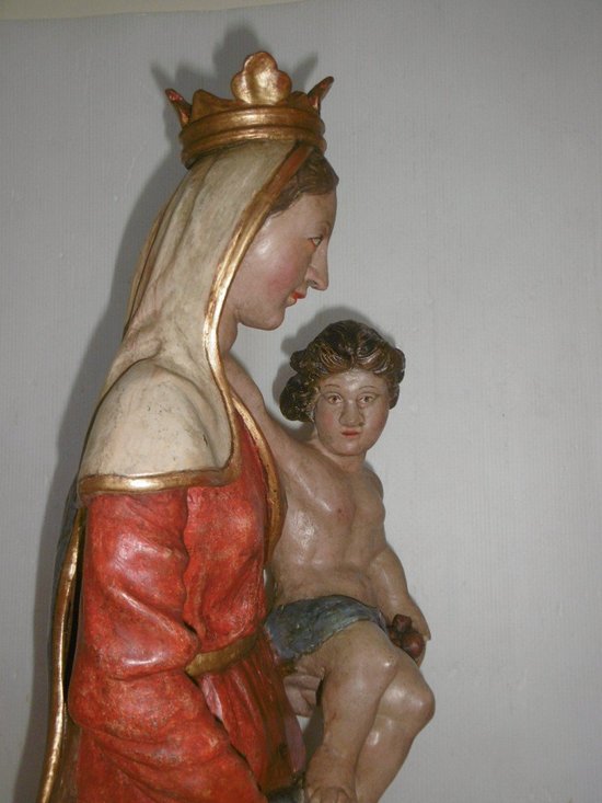 Vierge à l'enfant à la couronne