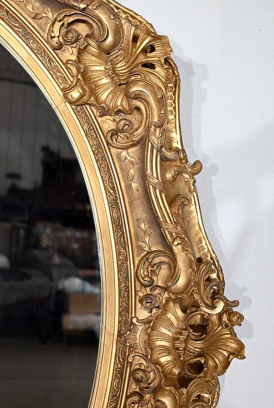 Important Miroir Louis XV – Fin XVIIIe