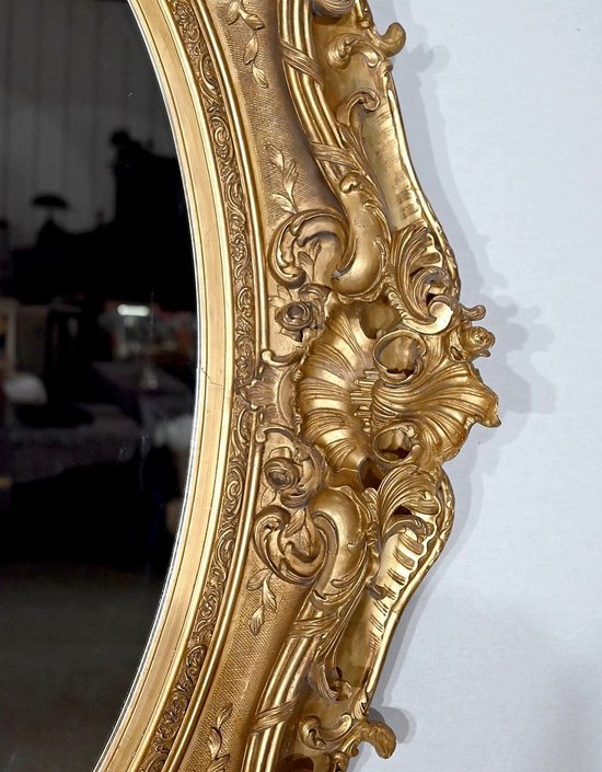 Important Miroir Louis XV – Fin XVIIIe