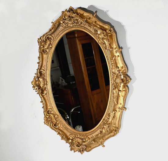 Important Miroir Louis XV – Fin XVIIIe