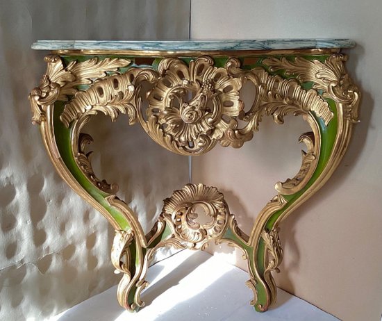 Louis XV corner console