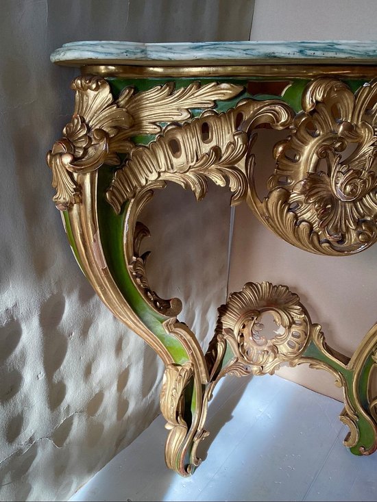 Louis XV corner console