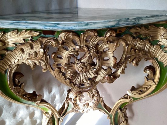 Louis XV corner console