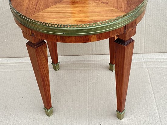 Double Tray Pedestal Table