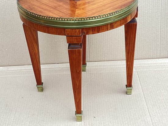 Double Tray Pedestal Table