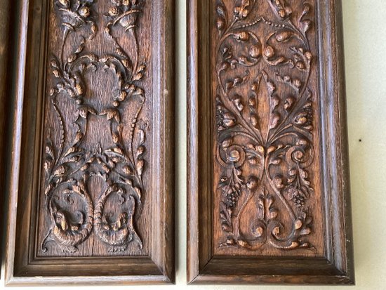 Four 18th century panels