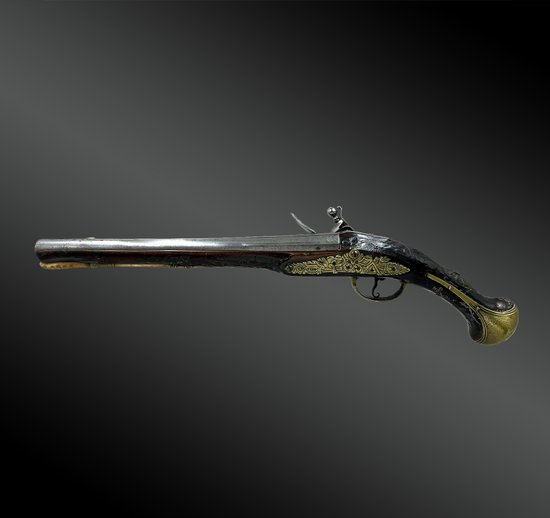 BOWL PISTOL - European work - 18th century or earlier