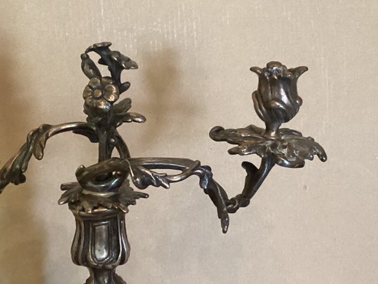 Pair Of Candelabras Louis XV