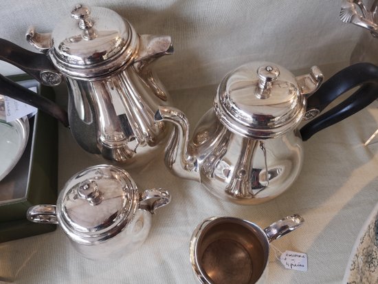 Albi tea and coffee set signed Christofle