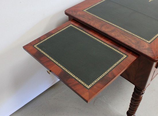 Mahogany Flat Desk, Restoration Period - Early 19th Century