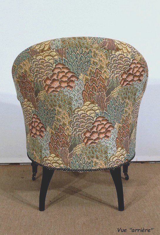 Fauteuil Crapaud, époque Louis-Philippe – 2ème moitié du XIXe