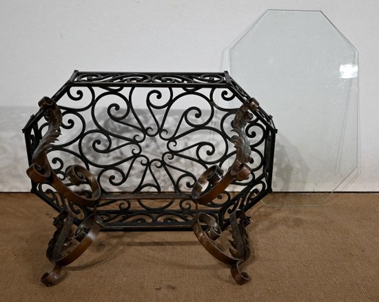 Wrought Iron Coffee Table - 1930