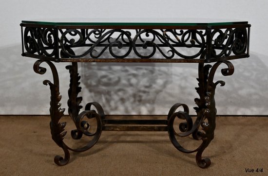 Wrought Iron Coffee Table - 1930