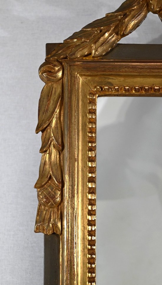 Petit miroir en Bois doré, style Louis XVI – Début XXe