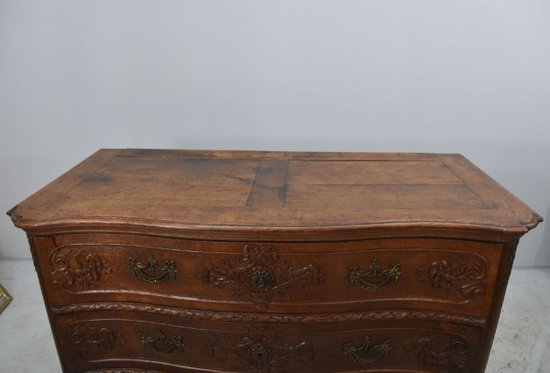 Liégeoise Commode In Louis XVI Oak Eighteenth Time