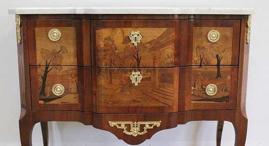 Commode Sauteuse, Style Transition Louis XV/Louis XVI – Fin XIXe